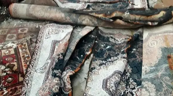 آتش سوزی هولناک در خانه مسکونی / در قلعه رییسی رخ داد + عکس ها 