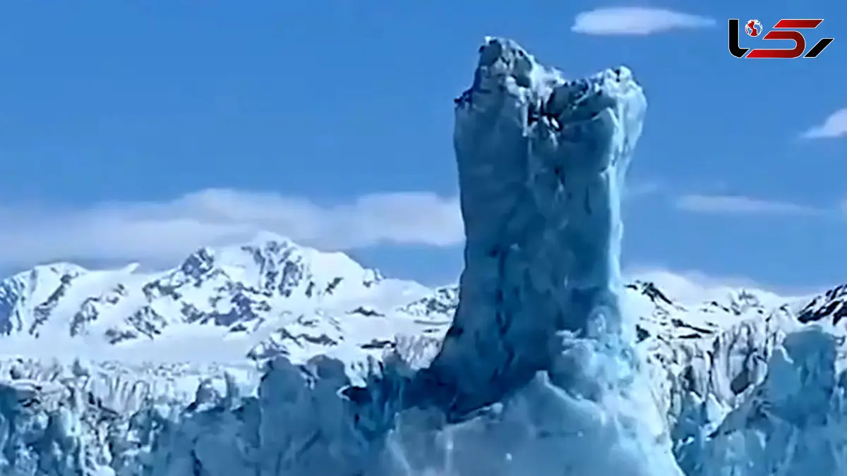 فیلم لحظه شگفت‌انگیز جدا شدن یخچال و پرواز یخ به ارتفاع ۶۱ متر