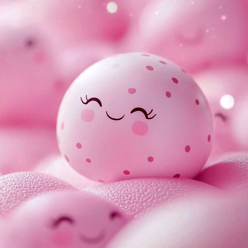 پس زمینه گوشی با طرح کیوت صورتی