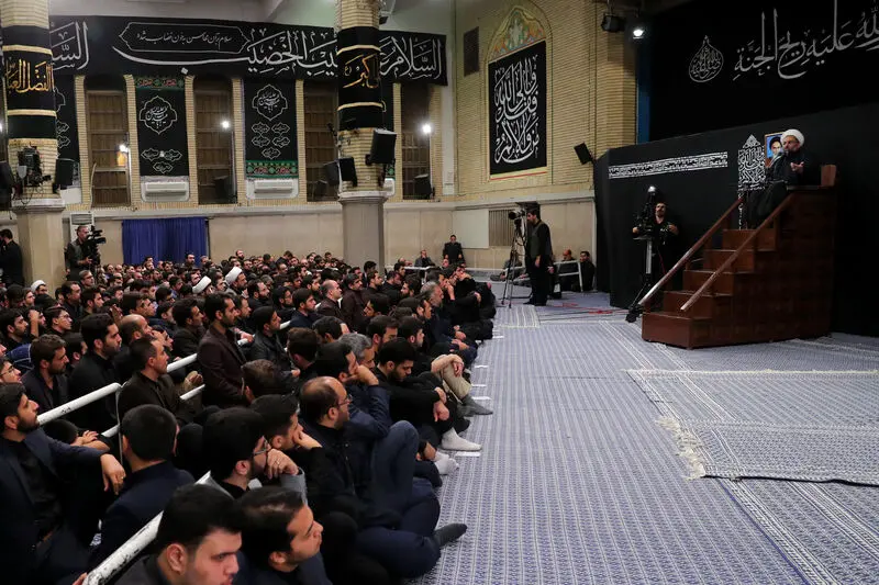 مراسم عزادارای اربعین حسینی در حسینیه امام خمینی(ره) آغاز شد