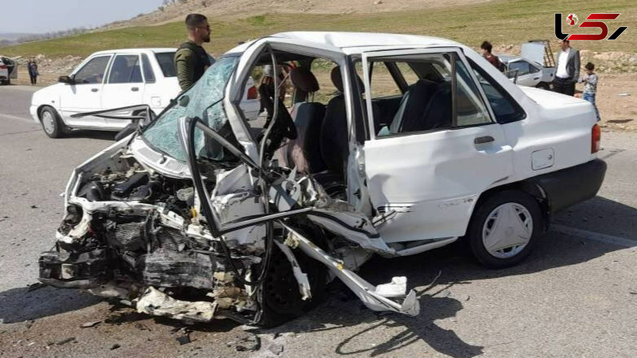 5 کشته و زخمی در تصادف هولناک پراید با خاور در قوچان