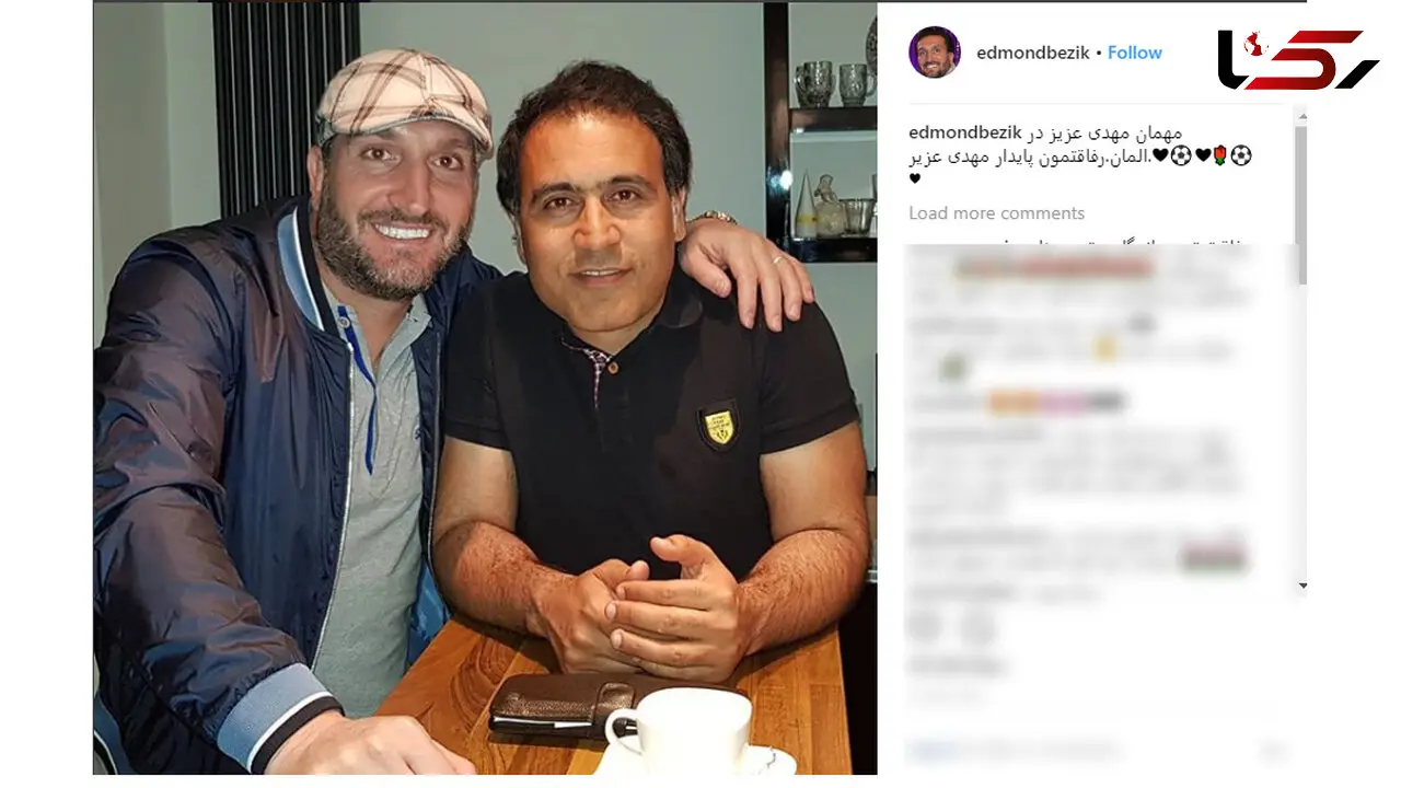 دیدار 2 ستاره پرسپولیسی در آلمان + عکس