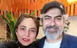 عکس سفر در زمان / «مهدی پاکدل» 19 ساله در کنار «فاطمه معتمدآریا» در پشت‌صحنه یک تئاتر / تغییرات تیپ و استایل و چهره اش شگفت انگیزه