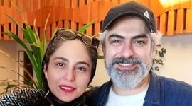 عکس سفر در زمان / «مهدی پاکدل» 19 ساله در کنار «فاطمه معتمدآریا» در پشت‌صحنه یک تئاتر .../ چی بود و چی شده ؟!