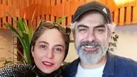 عکس سفر در زمان / «مهدی پاکدل» 19 ساله در کنار «فاطمه معتمدآریا» در پشت‌صحنه یک تئاتر / تغییرات تیپ و استایل و چهره اش شگفت انگیزه 