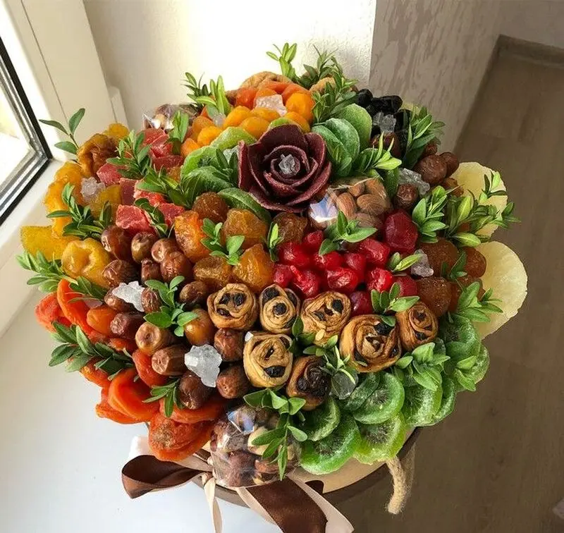 تزیین آجیل، میوه خشک و خشکبار عروس برای نوروز 1405