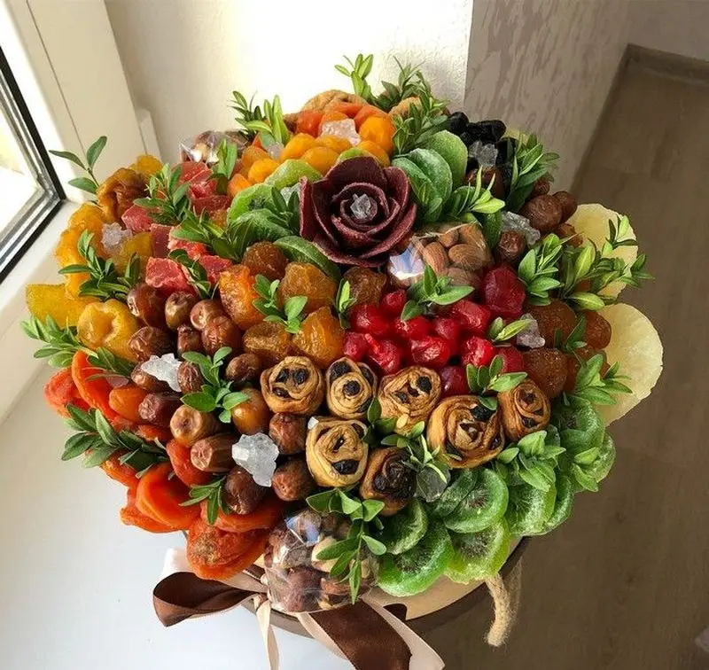 تزیین آجیل، میوه خشک و خشکبار عروس برای نوروز 1405