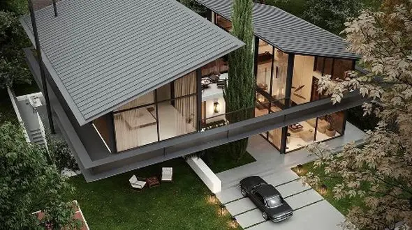 ویلای رویایی در نوشهر؛ تجربه‌ای متفاوت با طراحی خاص