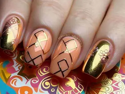کاشت ناخن عید 1405؛ با کروم هلویی و ورق طلا بدرخشید/ پاسخ به سوالات خانم های شیک پوش
