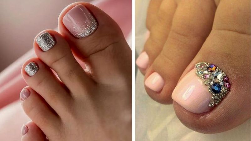 مدل‌هایی خاص برای دیزاین ناخن پا با جلوه‌ای زنانه و شیک

