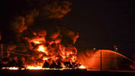 وقوع آتش‌سوزی مهیب در منطقه صنعتی در تگزاس