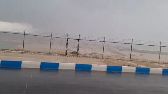 فیلم بارش شدید باران در سیراف