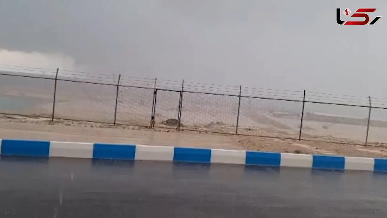 فیلم بارش شدید باران در سیراف