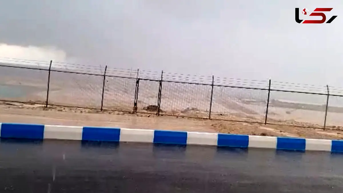 فیلم بارش شدید باران در سیراف