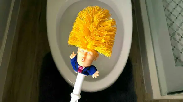 "توالت‌شور ترامپ" فقط 25 دلار! + عکس