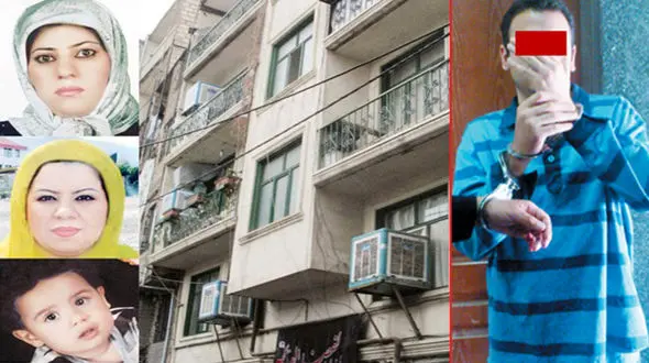 قاتل یک پسر بچه و 2 زن در خیابان گلابدره صبح امروز اعدام شد+ عکس