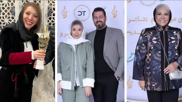 لباس های غافلگیر کننده خانم بازیگران در جشن حافظ ! / از نفیسه روشن تا نفس بازغی