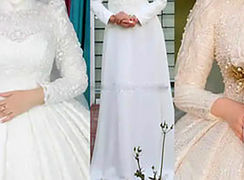 لباس عروس پوشیده در مدل های متنوع + عکس