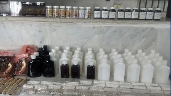 کشف شربت و قرص متادون در قزوین 