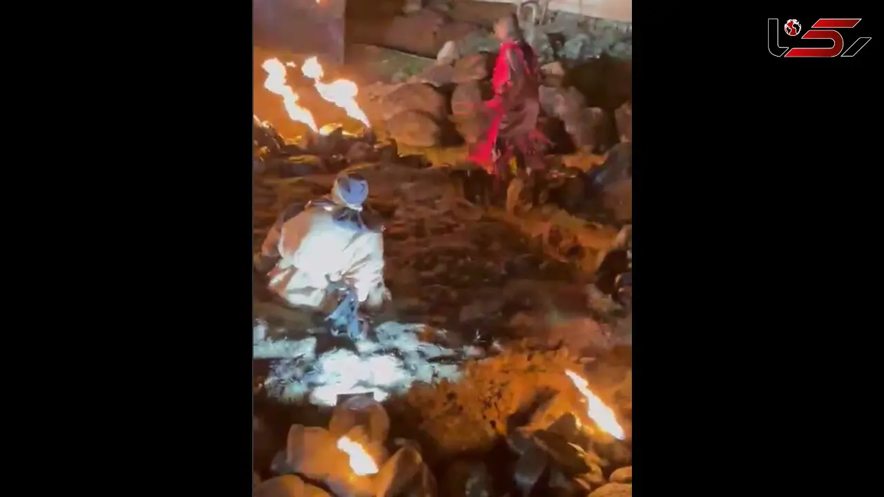 فیلم  آخرالزمانی بازسازی جهنم در فومن ! / از پل صراط مصنوعی تا شکنجه گناهکاران وسط آتش !