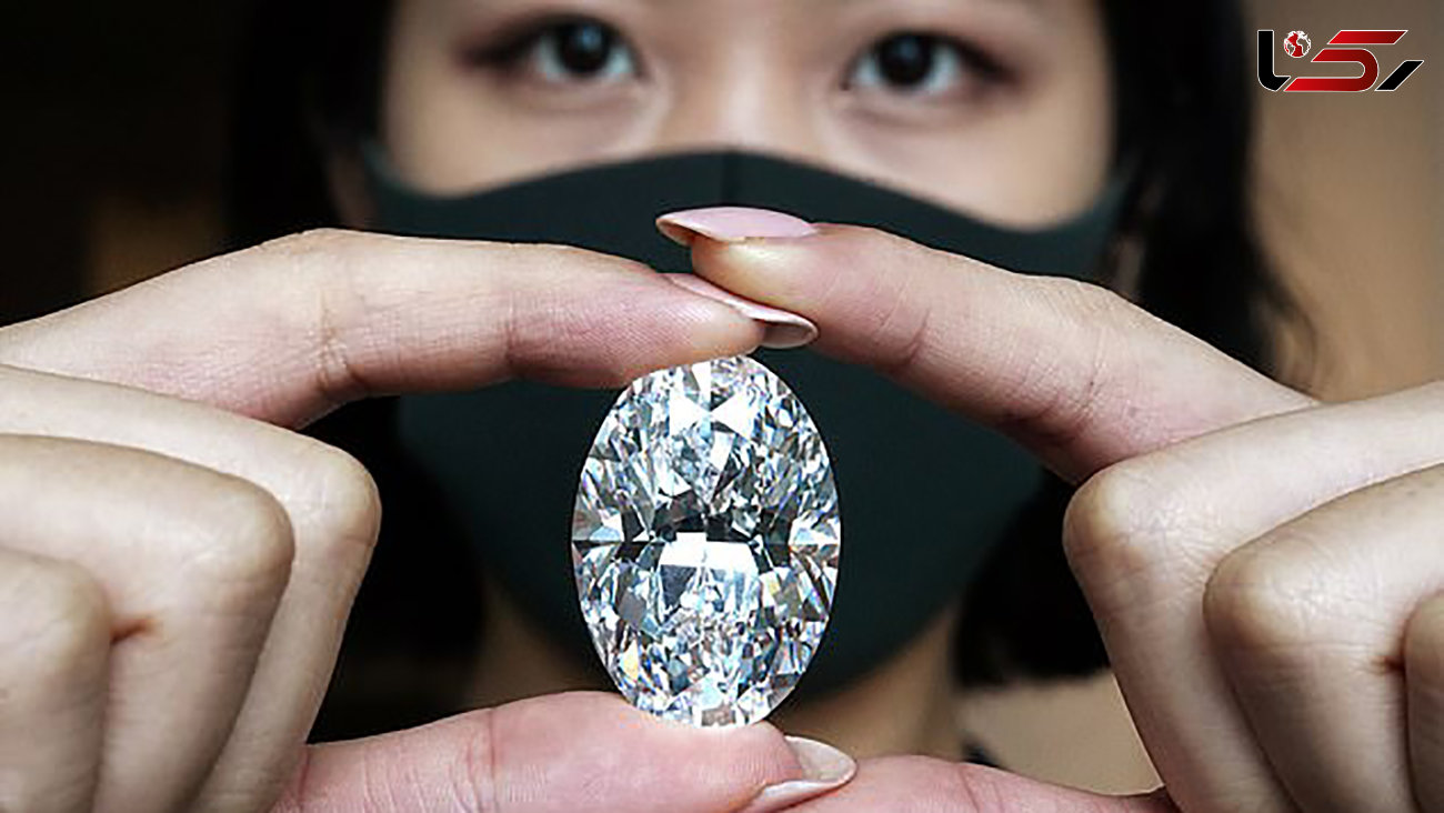 حراج الماس ۱۰۲ قیراطی به قیمت ۳۳ میلیون دلار + عکس