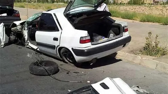 فیلم تصادف مرگبار زانیتا و پژو 206 در کرمان