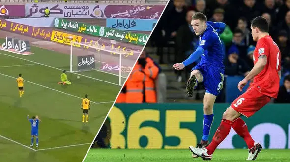 کپی علی قربانی از روی گل جیمی واردی در آزادی + فیلم