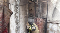 آتش سوزی خانه مسکونی در تهران 