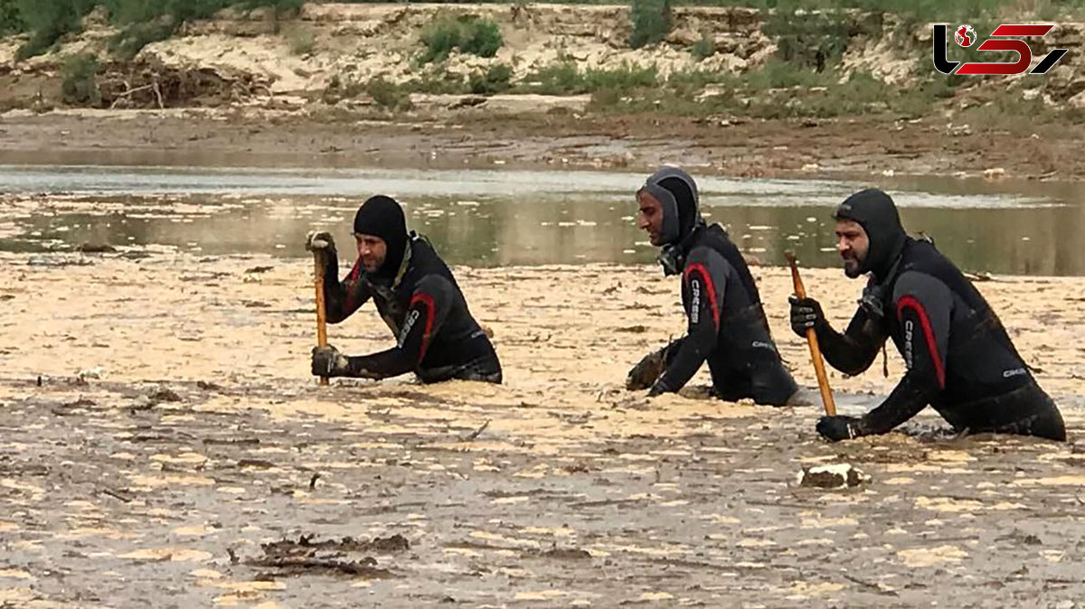 عملیات غواصان آتش‌نشانی مشهد برای پیدا کردن ریحانه گمشده / جسد مادر و خواهر و برادرش کشف شد