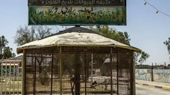 باغ‌وحش هویزه به دلیل وضعیت نامناسب بهداشتی و زیستی حیوانات پلمب شد