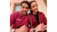 انتشار عکسی جدید و دیده نشده از کیمیا علیزاده و همسرش