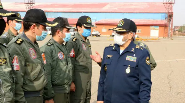 بازدید فرمانده نیروی هوایی ارتش از پایگاه هوایی تبریز