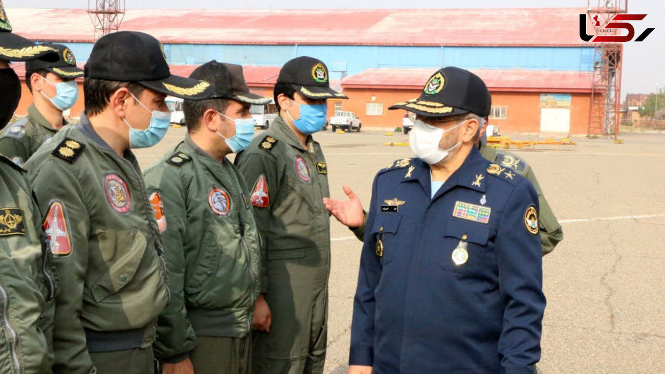 بازدید فرمانده نیروی هوایی ارتش از پایگاه هوایی تبریز