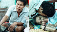 اقدام زیبای پسر ناتوان با مادر بیمارش + عکس / ویتنام