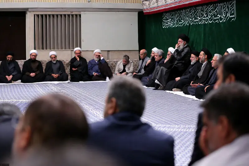 مراسم عزادارای اربعین حسینی در حسینیه امام خمینی(ره) آغاز شد