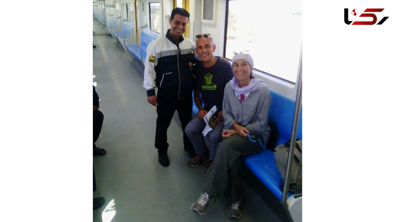 اولین مسافران خارجی مترو فرودگاه امام (ره) + عکس