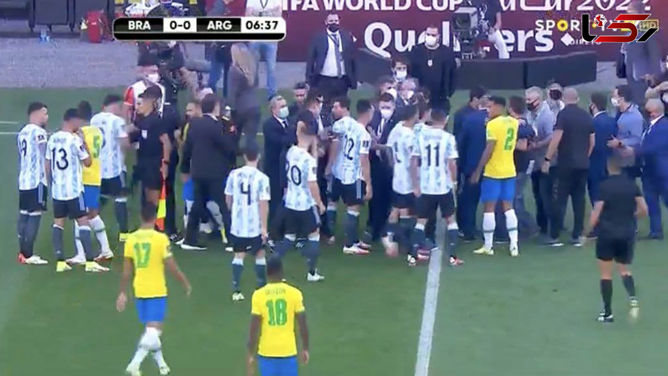  باورنکردنی /  پلیس برزیل بازیکنان آرژانتین را بازداشت کردو بازی لغو شد!