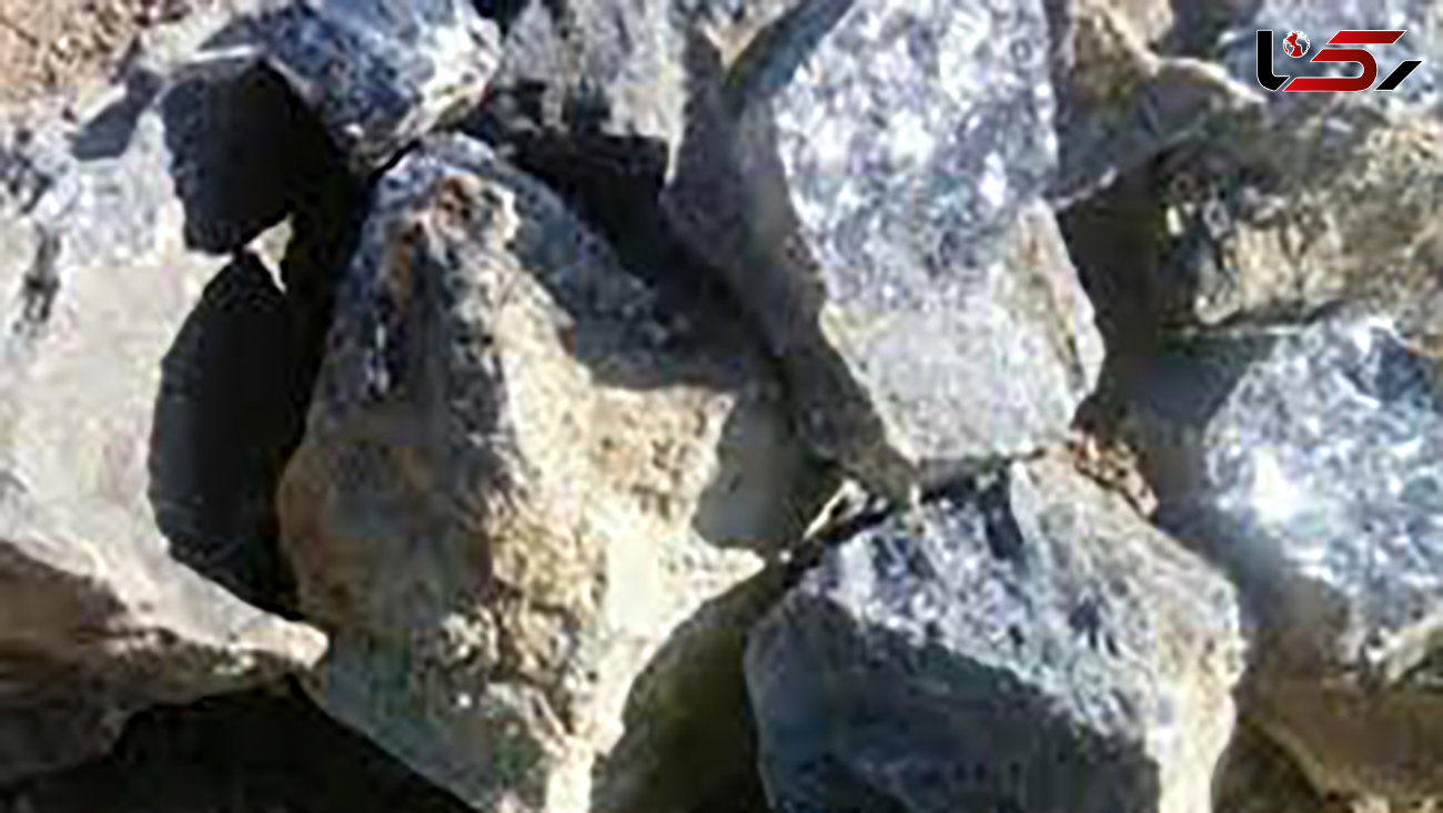 کشف محموله سنگ  قاچاق معدن  در اسفراین 