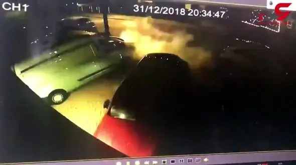 حمله با مواد آتش زا به 2 عابر پیاده+ فیلم 