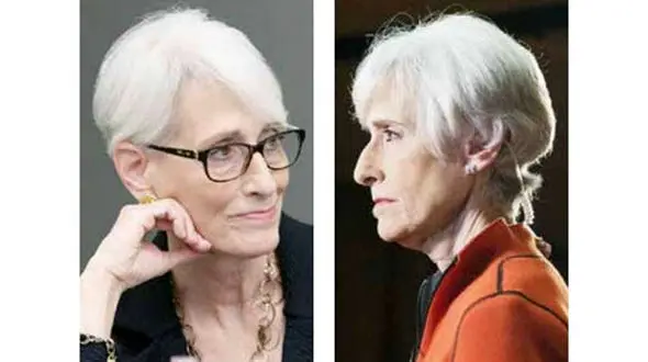 وقتی چهره  خانم دیپلمات امریکایی تغییر می‌کند