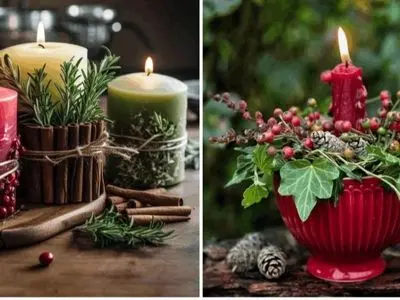 تزئین شمع شب یلدا با ایده‌ های خاص برای عروسی و مهمانی