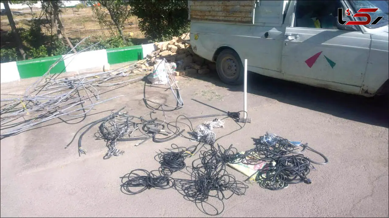 برق پلیس، دزدان کابل را خشک کرد!