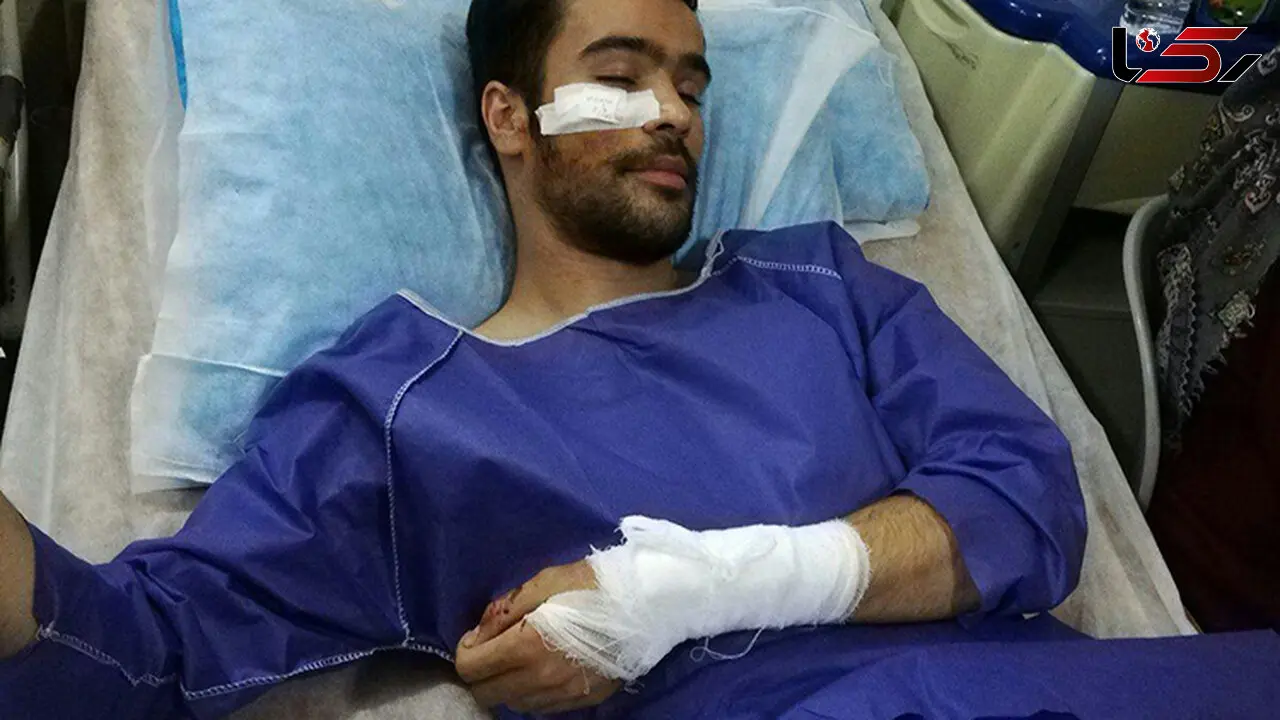 چاقو چاقو شدن علیرضا جباری توسط مزاحمان یک دختر! / در محمدیه رخ داد + عکس