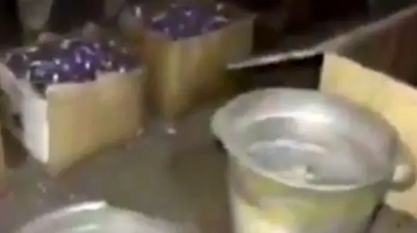 کشف یک کارگاه ساخت مواد منفجره نیروهای پیشمرگه در کرکوک + فیلم