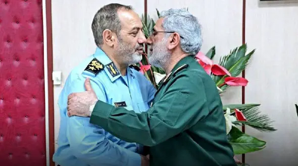 دیدار وزیر دفاع و فرمانده نیروی قدس سپاه