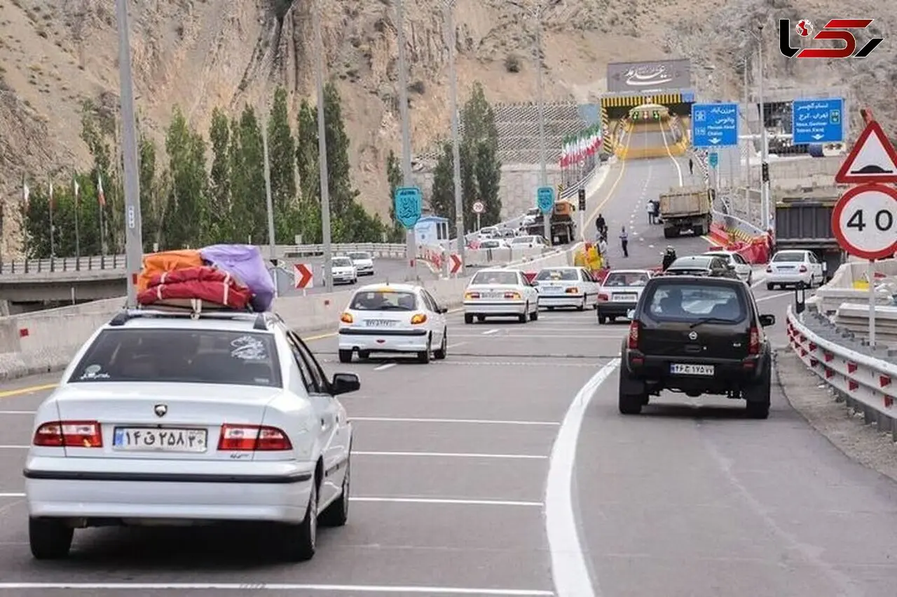 آزادراه تهران ـ شمال دو طرفه شد 