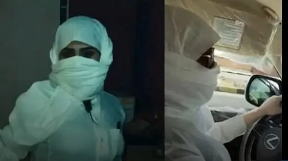 این زن حق رانندگی نداشت و حالا باید مجازات شود + عکس