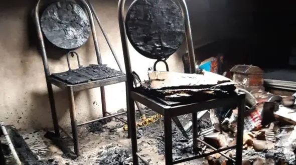 آتش سوزی بزرگ در بازار رشت + عکس ها