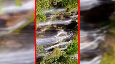 فیلم طبیعت بکر آبشار زردلیمه در چهارمحال و بختیاری