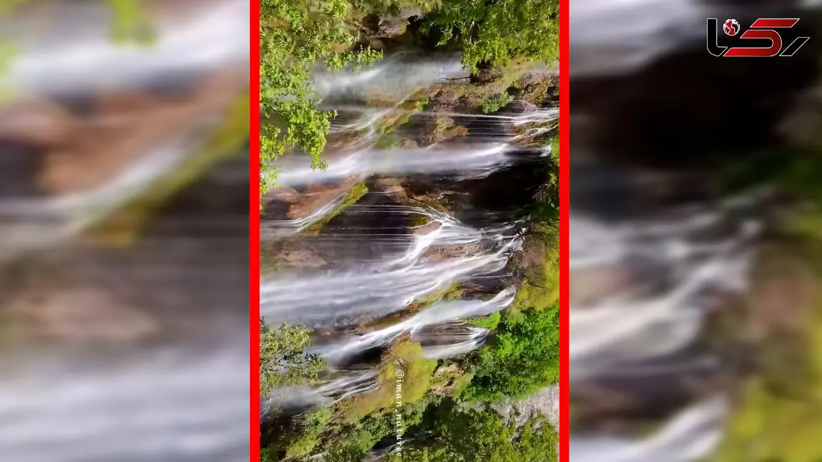 فیلم طبیعت بکر آبشار زردلیمه در چهارمحال و بختیاری